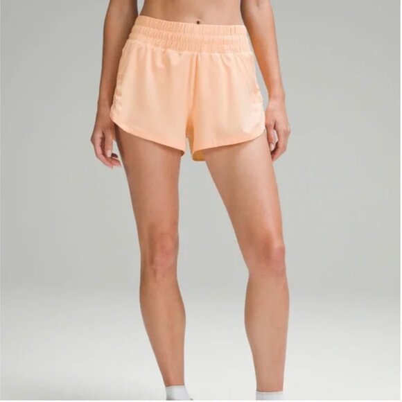 NWT Bundle Lilac Smoke & Summer Glow lululemon Track That HR Short 3" Lined Sz 6 - Picture 12 of 15